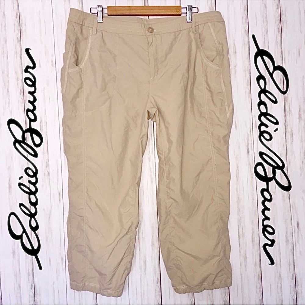 Eddie Bauer Travex Nylon Active Capri Ankle Pants